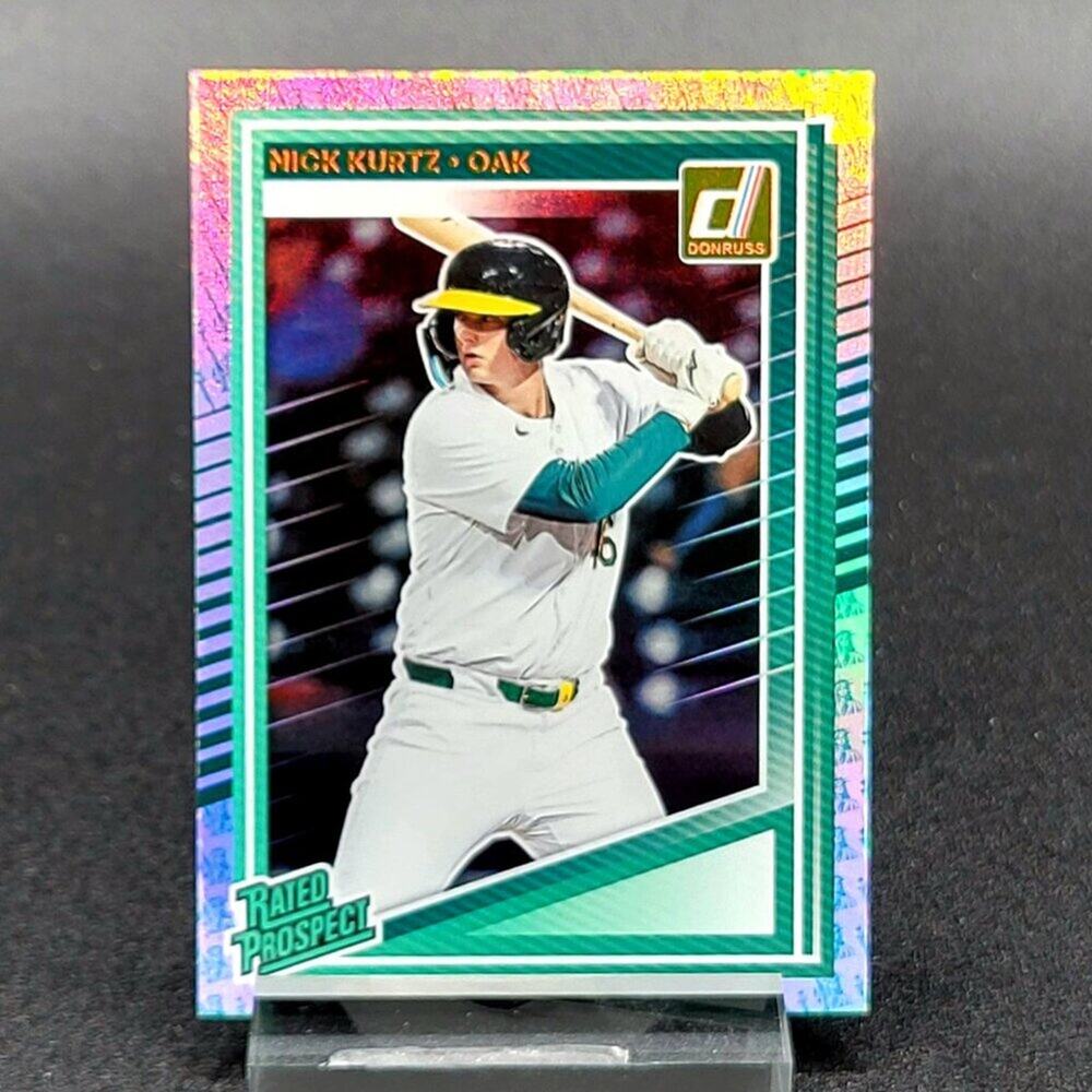 2025 Nick Kurtz RC Donruss Liberty Rated Rookie Athletics